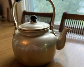 Brushed Aluminum Teapot 