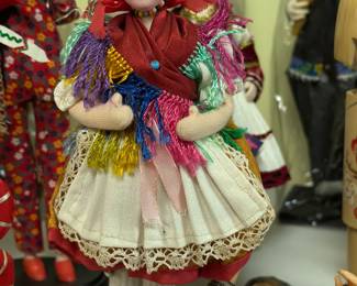 Vintage Russian Folk Art Doll 