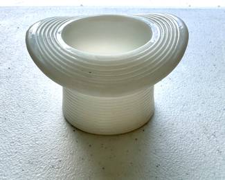 Milk Glass Hat 
