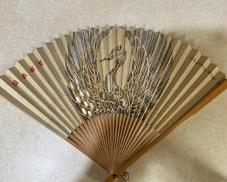 Vintage Japan Air Folding Fan 