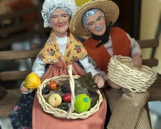 Vintage Pair of Dolls 