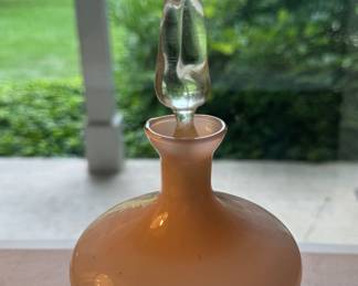 Vintage Blown Glass Perfume Bottle