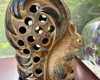 Ceramic Squirrel Garden Decor 