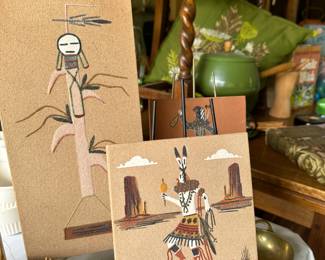 Contemporary Navajo Sand Paintings 