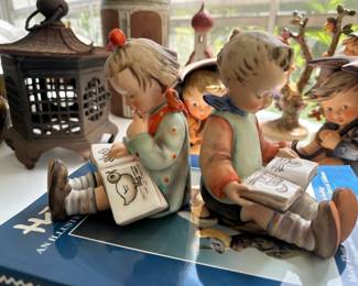 Pair of Bookworm Goebel Hummel Figurines