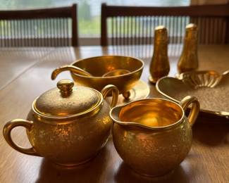 Gold Pickard Teaset 