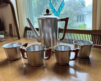 Kensington Brushed Aluminum Coffee Serving Set 