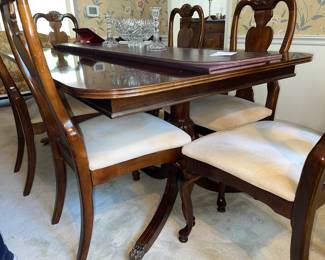 Formal Dining Room Table and Chairs