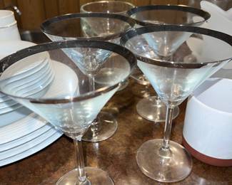 Martini Glass Rimmed