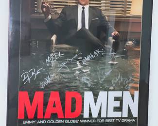 MadMen Autographed Advertisement