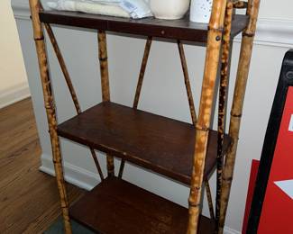 Bamboo shelving unit