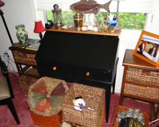 Small secretary and storage