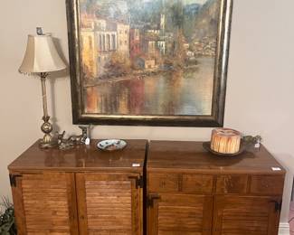 2 Ethan Allen Cabinets 