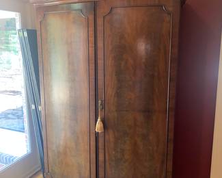 Mahogany Wardrobe Entertainment Center