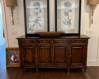 Hickory-White Sideboard