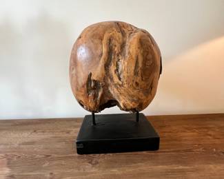 Burl knot sculpture 