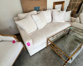 New sofa with tags