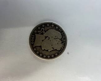 1909 Liberty half dollar