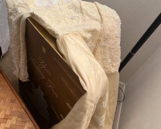 Antique wedding gown