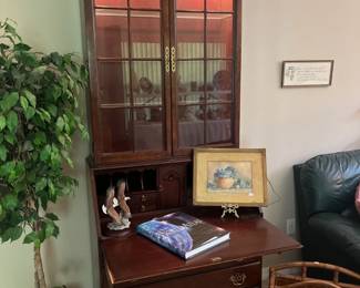 Beautiful lighted secretary desk
