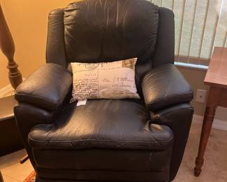 Black recliner