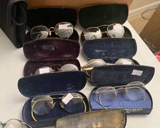 Antique reading glasses