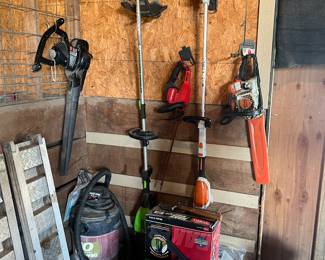 Weed eaters and blowers