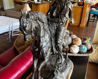 Arab Horseman Bronze Large Antoin-Louis Barye