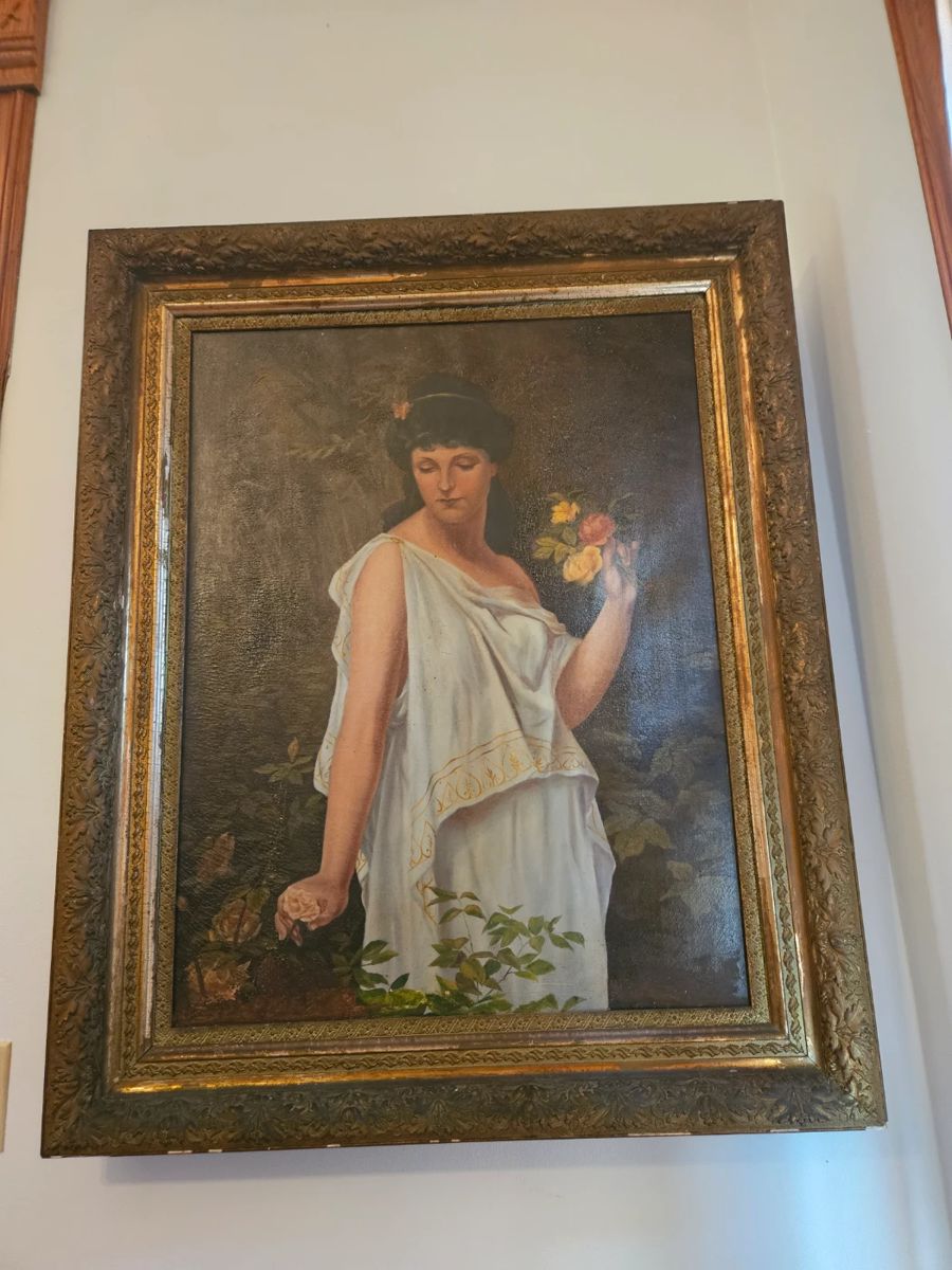 Beautiful oil on canvas, from a plantation in Georgia 