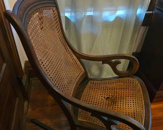 Cane rocker, seat needs repair
