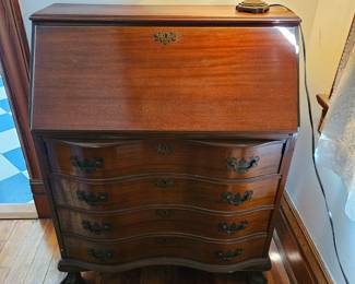 Bow front  secretary