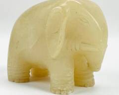 Asian Carved Soapstone Elephant