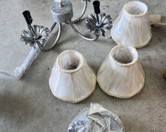 Three Arm Chandelier - $100