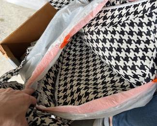 Houndstooth Material - Think material. 