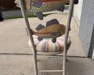 Mackenzie Childs - Double Fish Chair - $750