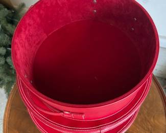 Faux Leather Nesting Containers - Glue is coming up in certain spots around the seems. Otherwise in great condition. $20