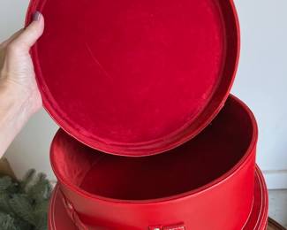 Faux Leather Nesting Containers - Glue is coming up in certain spots around the seems. Otherwise in great condition. $20