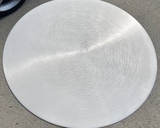 Stainless Steel Accent Table - $100