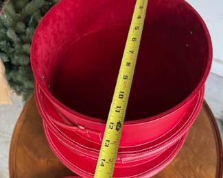 Faux Leather Nesting Containers - Glue is coming up in certain spots around the seems. Otherwise in great condition. $20