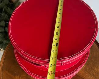 Faux Leather Nesting Containers - Glue is coming up in certain spots around the seems. Otherwise in great condition. $20