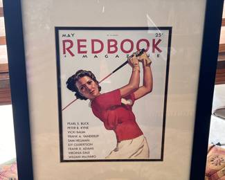 Collectible Redbook Magazine Framed - $40
