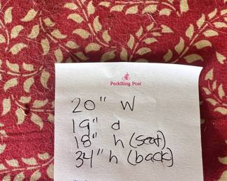 Arm Chair $150 and two dining chairs $100 Each 