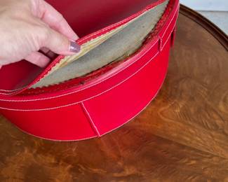 Faux Leather Nesting Containers - Glue is coming up in certain spots around the seems. Otherwise in great condition. $20