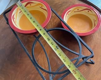 Pet Caddy, 2 Bowls on Stand
Siena
by GAIL PITTMAN - $100