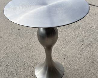 Stainless Steel Accent Table - $100