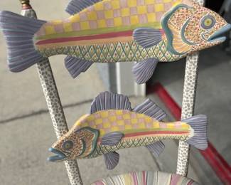 Mackenzie Childs - Double Fish Chair - $750