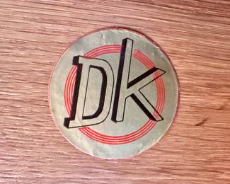 German DK Curio Storage Cabinet, 82 1/4" w x 60" h x 17 3/4" d, $595