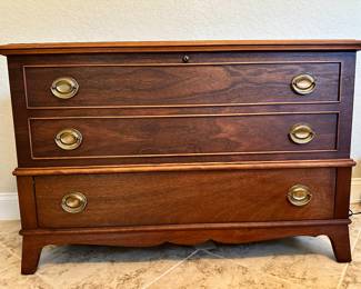 Vintage Lane Cedar Chest, 43 1/2" w x 28 1/2" h x 18" d, $125