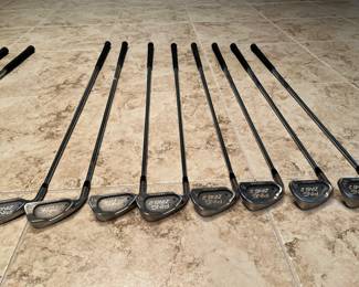 Left Handed Golf Clubs: TaylorMade, Cleveland HB Launcher, Ping Zing, and Various