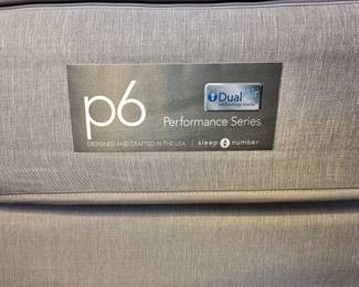 King Sleigh Bed with Cedar Storage, 80" w x 94" d x 60" h , P6 Performance Series Dual Series Sleep Number King Mattress, $800